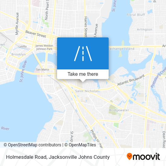 Mapa de Holmesdale Road