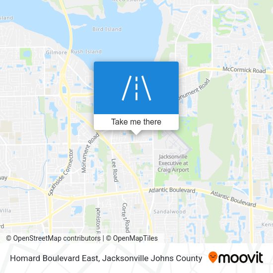 Mapa de Homard Boulevard East