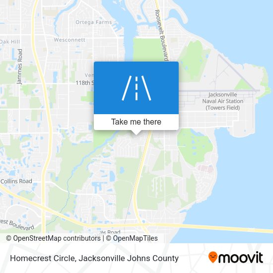 Homecrest Circle map