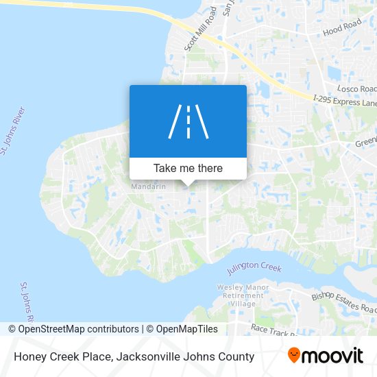 Mapa de Honey Creek Place