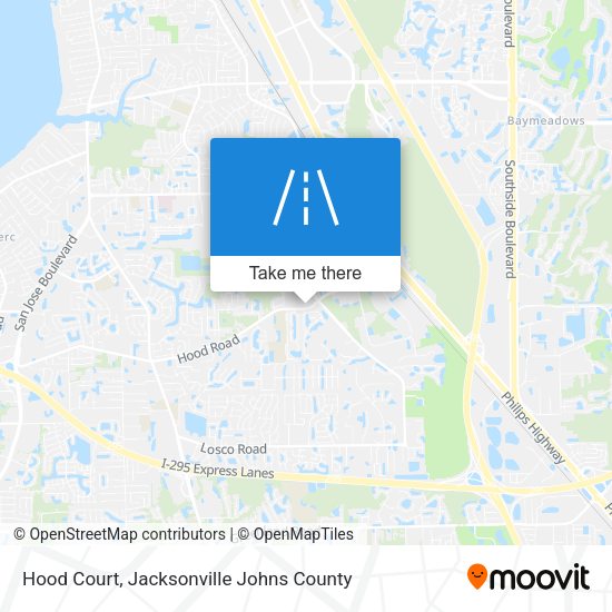 Hood Court map