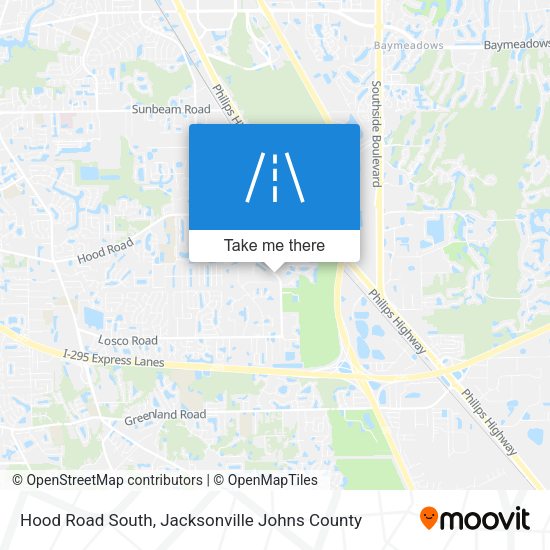 Mapa de Hood Road South