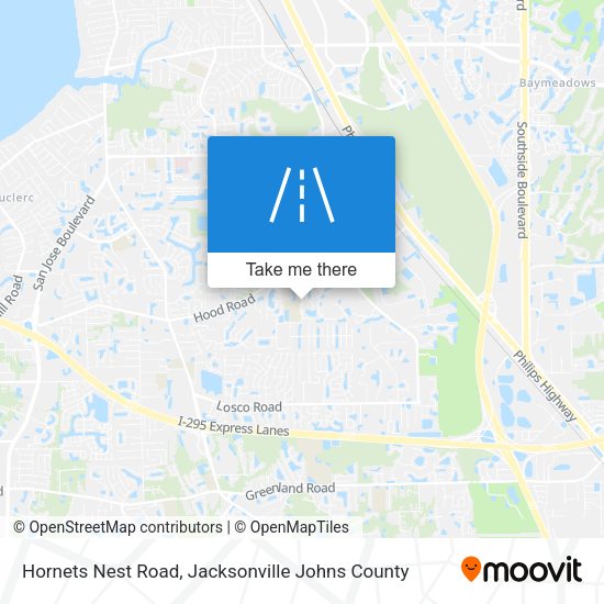 Hornets Nest Road map