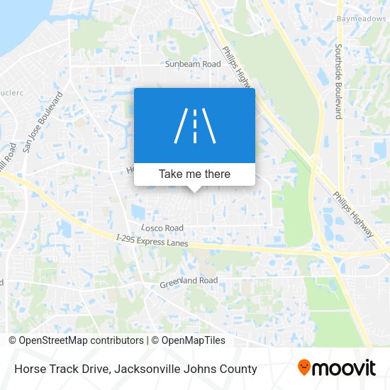 Mapa de Horse Track Drive