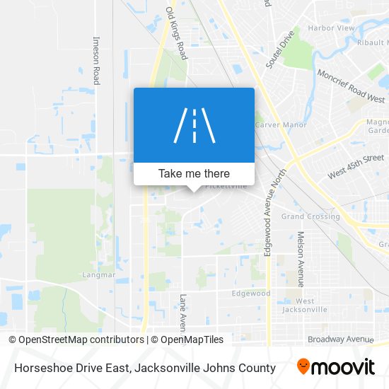 Horseshoe Drive East map