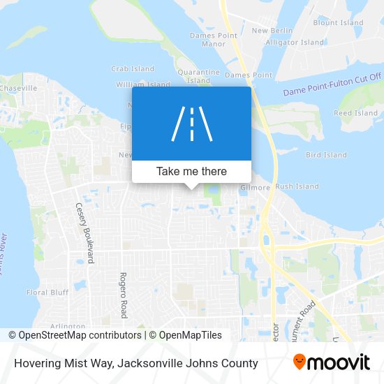 Mapa de Hovering Mist Way