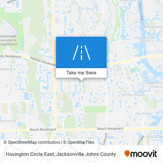 Hovington Circle East map