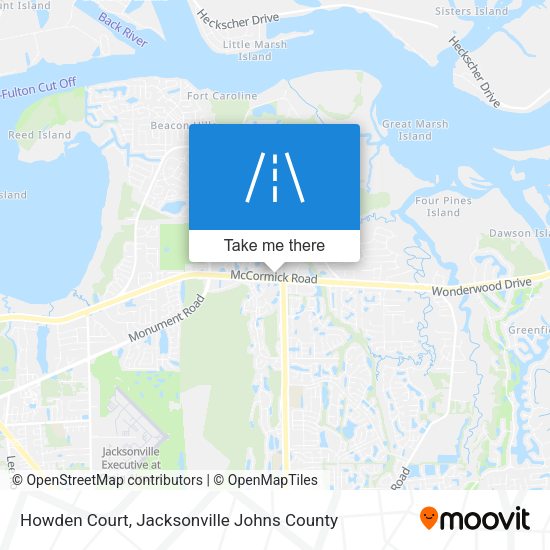 Howden Court map