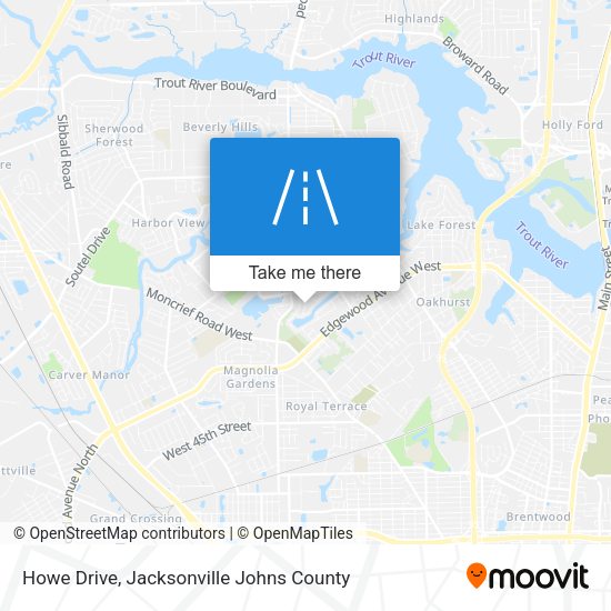 Mapa de Howe Drive