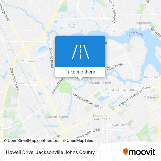 Mapa de Howell Drive