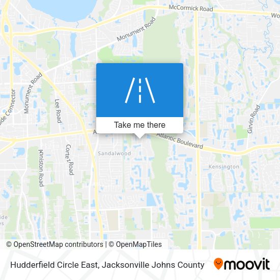 Hudderfield Circle East map