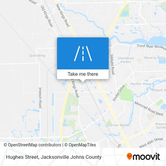 Hughes Street map