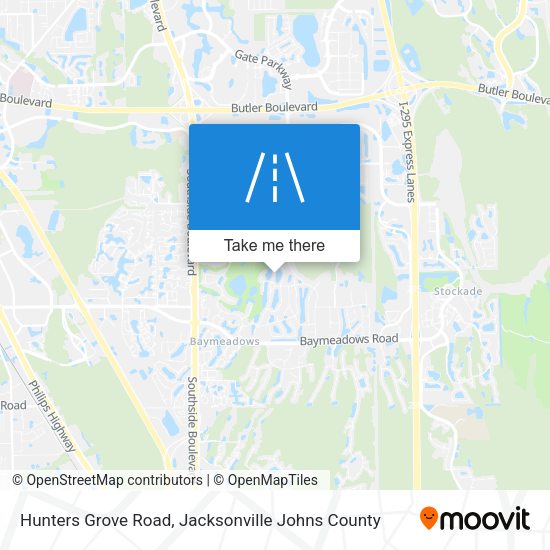 Mapa de Hunters Grove Road