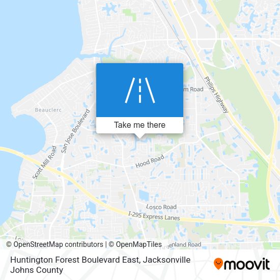 Mapa de Huntington Forest Boulevard East