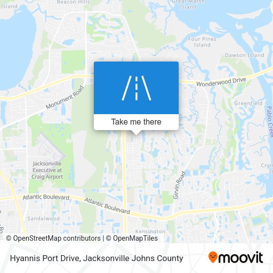 Mapa de Hyannis Port Drive