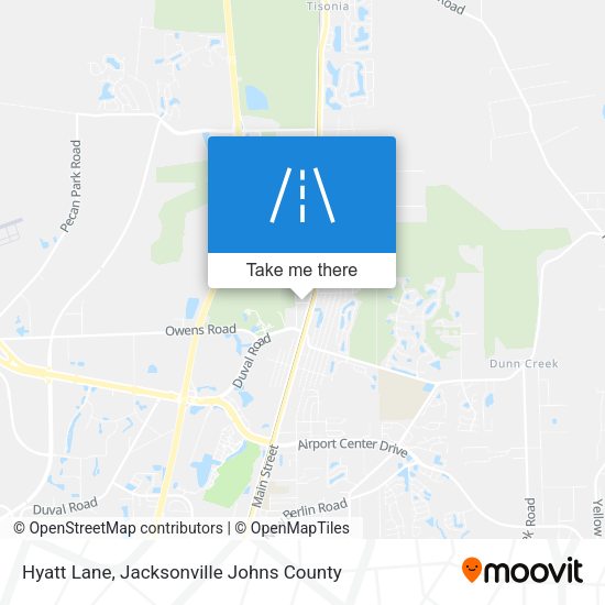 Hyatt Lane map