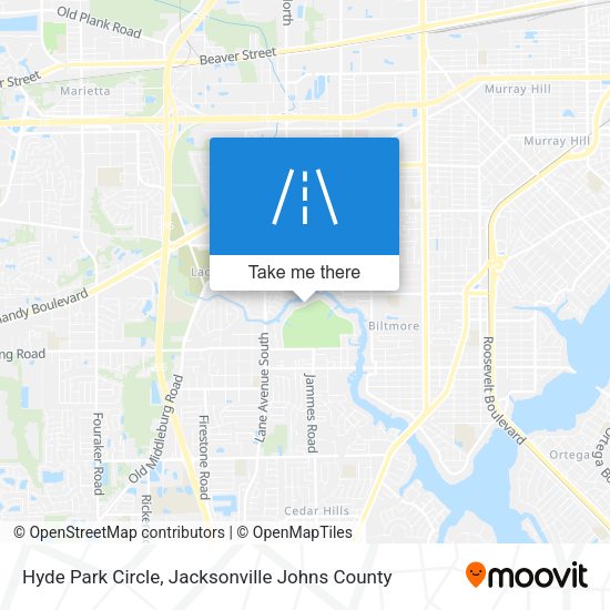 Mapa de Hyde Park Circle
