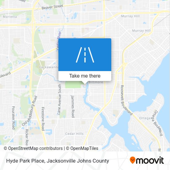 Hyde Park Place map