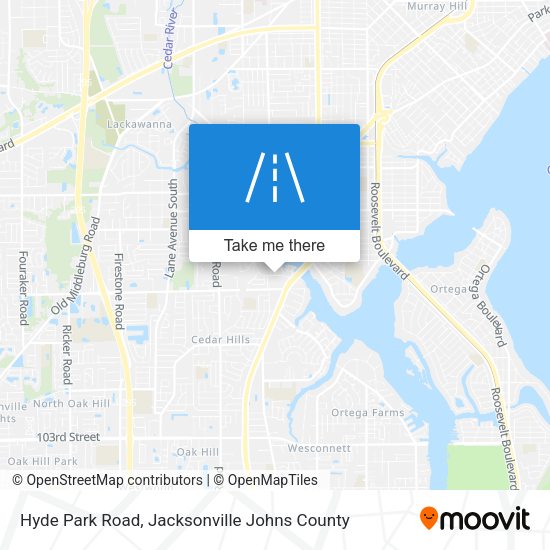 Hyde Park Road map