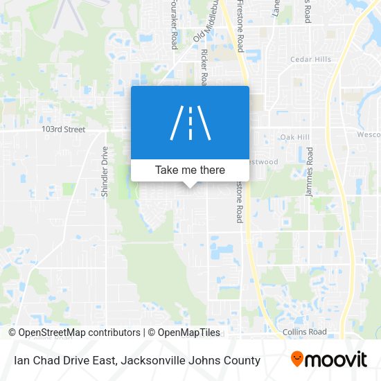 Mapa de Ian Chad Drive East