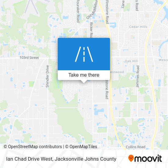 Ian Chad Drive West map