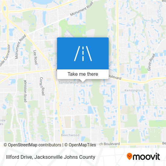 Mapa de Illford Drive