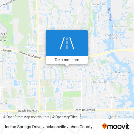 Indian Springs Drive map