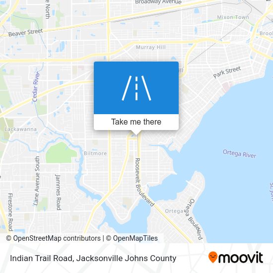 Mapa de Indian Trail Road