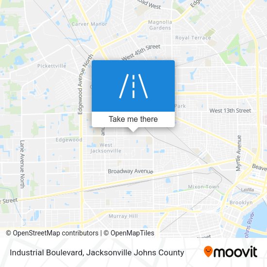 Industrial Boulevard map