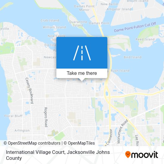 International Village Court map
