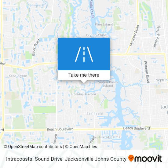 Intracoastal Sound Drive map