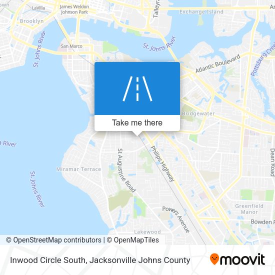 Mapa de Inwood Circle South