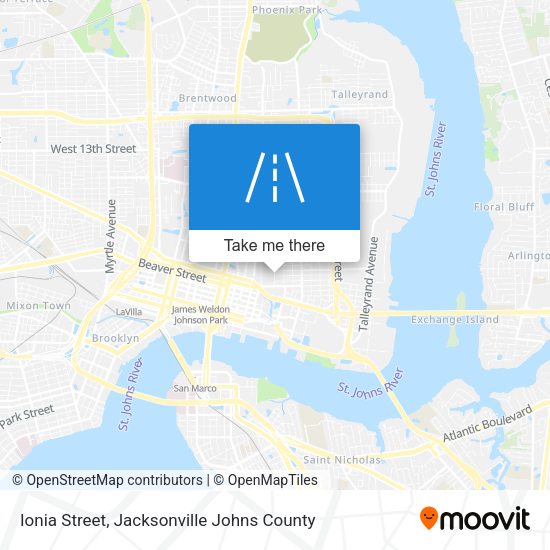 Ionia Street map