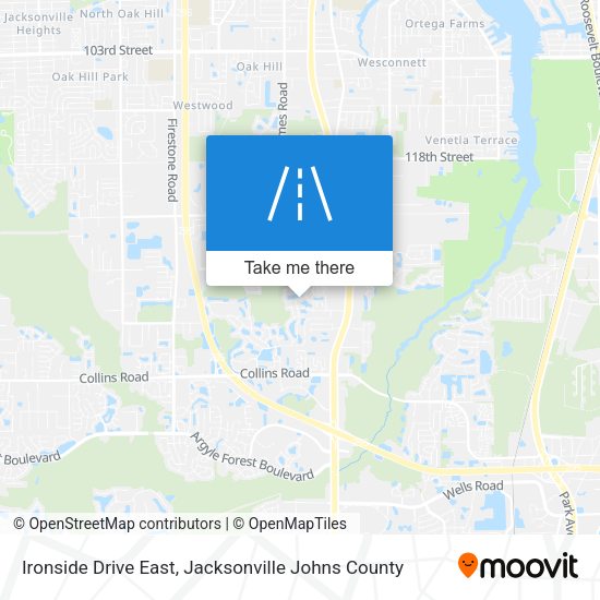 Mapa de Ironside Drive East
