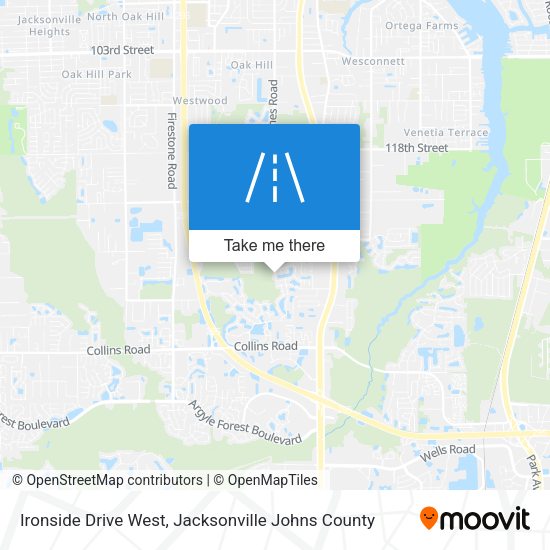 Mapa de Ironside Drive West