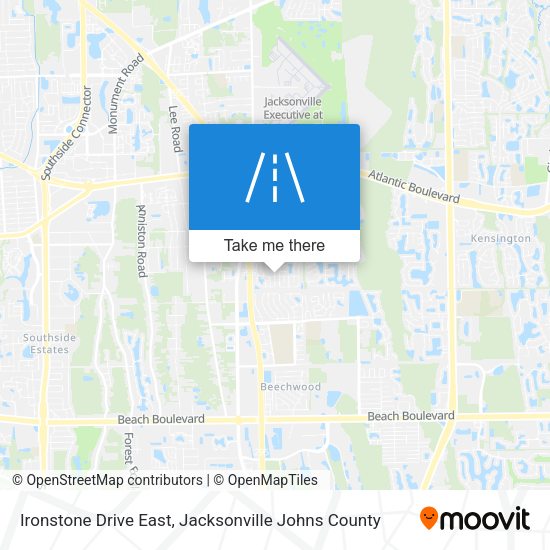 Ironstone Drive East map