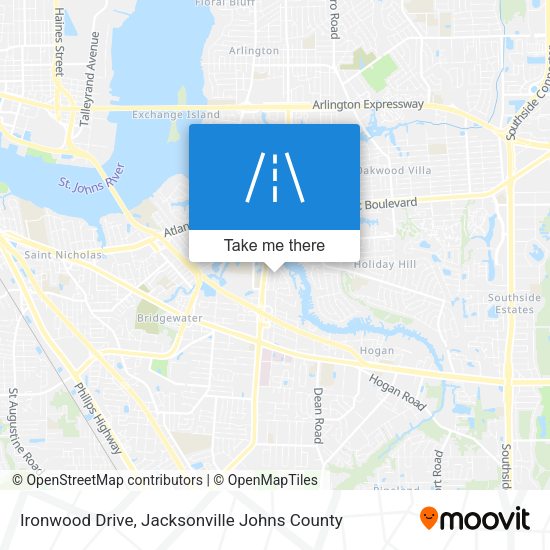 Ironwood Drive map