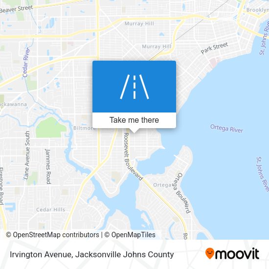 Irvington Avenue map