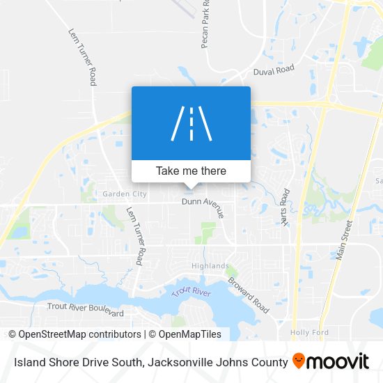 Mapa de Island Shore Drive South