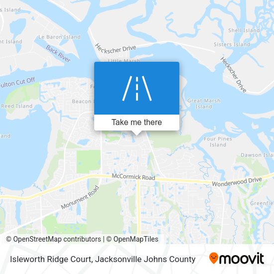 Isleworth Ridge Court map
