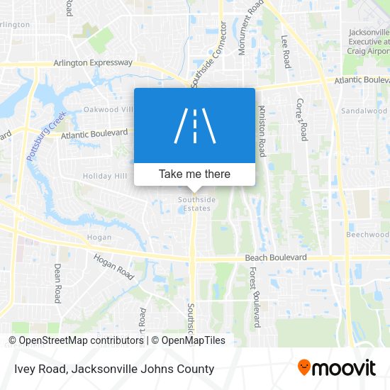 Mapa de Ivey Road