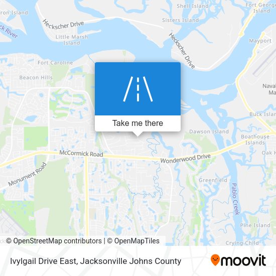 Ivylgail Drive East map