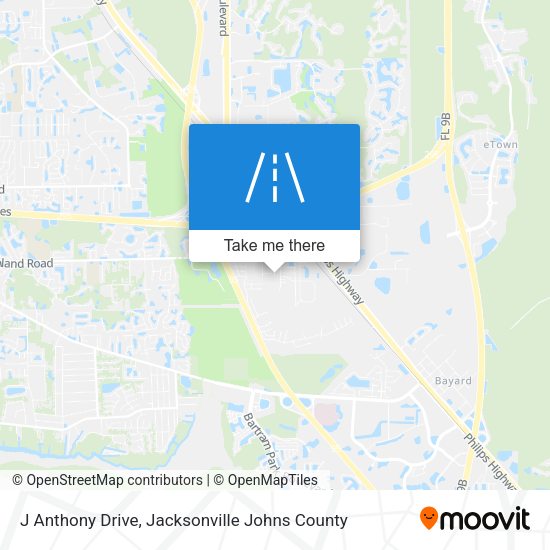 J Anthony Drive map