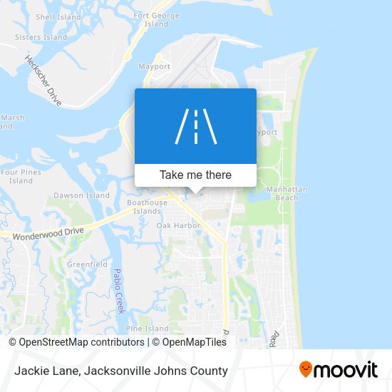 Mapa de Jackie Lane