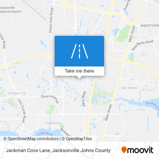 Mapa de Jackman Cove Lane