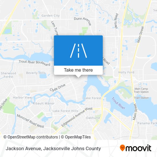 Jackson Avenue map