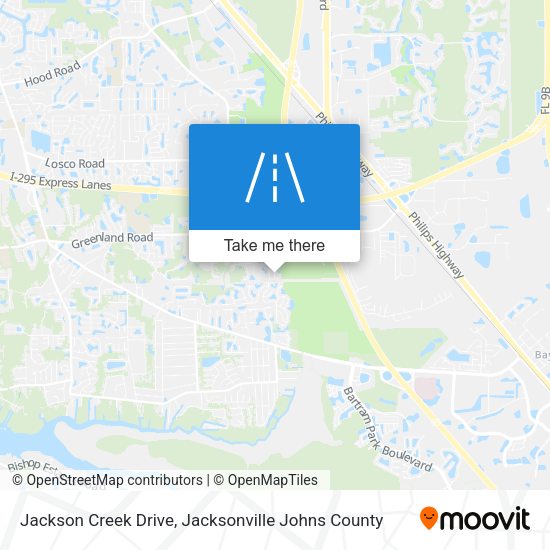 Jackson Creek Drive map