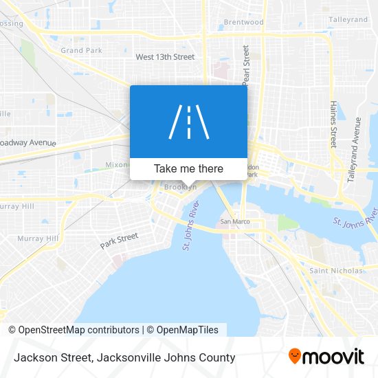 Jackson Street map