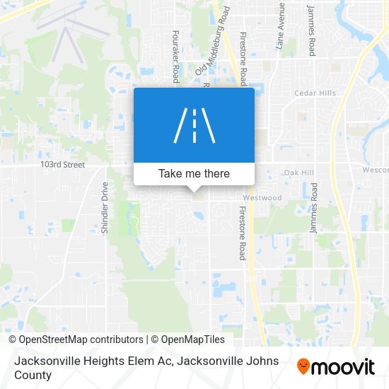 Jacksonville Heights Elem Ac map