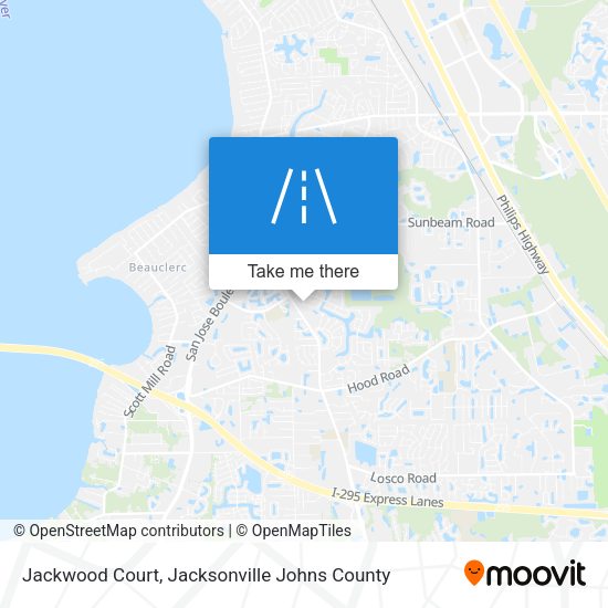 Mapa de Jackwood Court